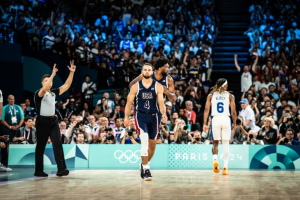 Rudy Gobert: “Gli ultimi minuti di Curry nella finale di Parigi 2024? Mi sono sentito fortunato”