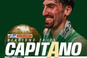 Avellino Basket pronta ad iniziare la stagione 2024/2025: il capitano sarà Armando Verazzo