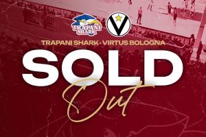 Trapani Shark-Virtus Bologna, il PalaShark è già sold out