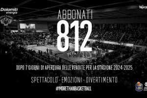 Aquila Trento, 812 gli abbonamenti venduti nella prima settimana