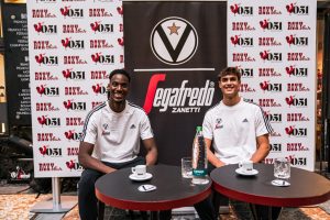 Virtus Bologna, la presentazione ufficiale di Visconti e Akele