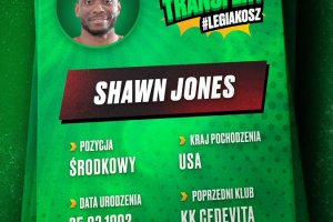 Shawn Jones si accorda con il Legia Kosz