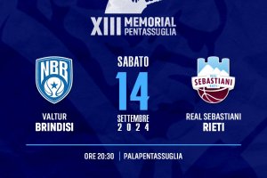 XIII Memorial Pentassuglia: Brindisi-Rieti, la partita del cuore di Big Elio