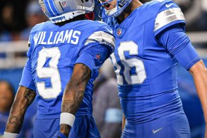 David Montgomery segna un TD da 1 yard in OT, i Lions battono i Rams