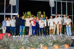 Serata conviviale di presentazione della nuova Estra Pistoia Basket a casa del Consorzio