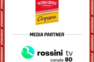 Rossini TV è la TV ufficiale della Carpegna Prosciutto Pesaro