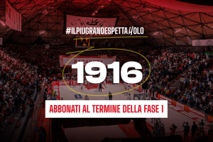Estra Pistoia Basket 2000: la prima fase chiude a quota 1916 abbonati