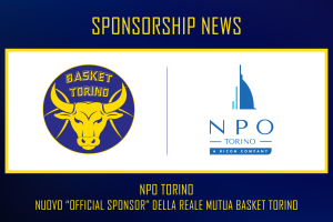 NPO Torino è un nuovo Official Sponsor di Basket Torino