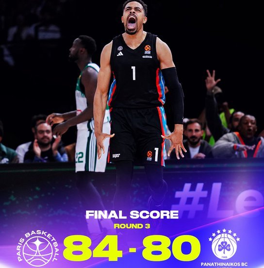Il Paris Basketball conquista la sua prima storica vittoria in Eurolega, battendo i campioni in carica del Panathinaikos