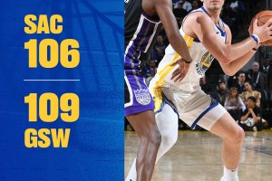 I Golden State Warriors superano i Sacramento Kings: piccolo problema per Steph Curry