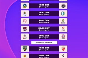 Euroleague, il programma del 6° round