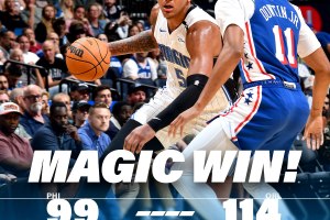 Gli Orlando Magic vincono contro i Philadelphia 76ers: 21 di Banchero