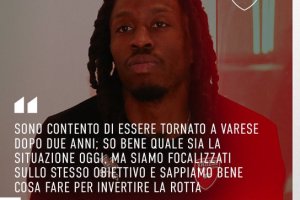 Varese, parla Jaron Johnson: Sappiamo bene cosa fare per invertire la rotta