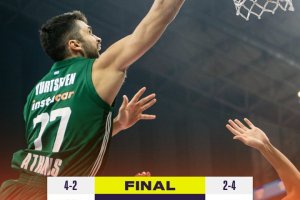 II Panathinaikos archivia senza problemi la pratica Asvel