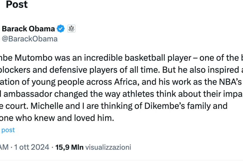 Mutombo Obama