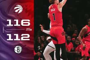 I Toronto Raptors superano i Brooklyn Nets resistendo al tentativo di rimonta