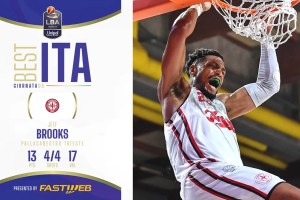 Jeff Brooks è The Best Ita Fastweb della 3ª giornata della Serie A Unipol 2024/25