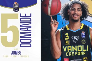 5 domande a… Tajion Jones, guardia della Vanoli Cremona: “Stagione molto importante per me”