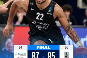 Trento supera Badalona con una gran rimonta, decisivo Lamb
