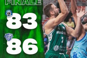 La Dinamo Sassari vince sul campo dell’Anwil e chiude al primo posto nel Gruppo D