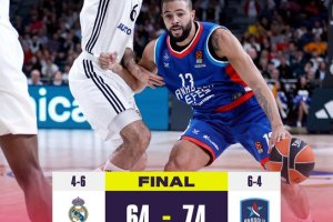 Il Real Madrid sfiora la clamorosa rimonta, ma il finale premia l’Anadolu Efes