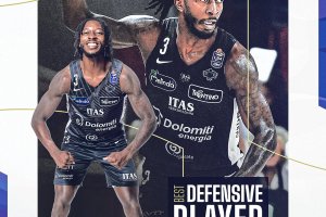 Myles Cale è il Best Defensive Player Pall-Ex del mese di novembre della Serie A Unipol 2024/25