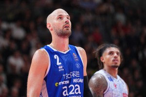Germani Brescia, in gara 1 prestazione record per Miro Bilan