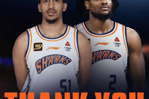 Shanghai Sharks, tagliati Tremont Waters e John Egbunu