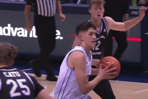 Russian prospect Egor Demin Drops double-double in his BYU debut
