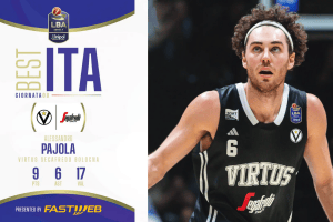Alessandro Pajola è il Best ITA Fastweb dell’8ª giornata di LBA