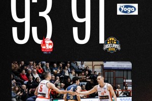 Unieuro Forlì batte Vigevano 93-91: una vittoria sofferta ma fondamentale
