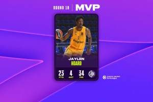 Euroleague: Jaylen Hoard è l’MVP del 18° Round