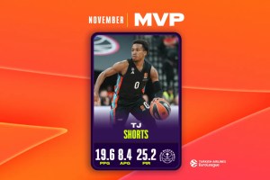 Paris star TJ Shorts selected as MVP for November