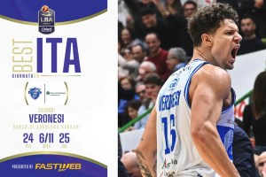 Giovanni Veronesi è “The Best ITA” Fastweb della 9ª giornata della Serie A Unipol