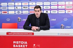 Parla Dario Baldassarri responsabile delle relazioni esterne di Estra Pistoia Basket