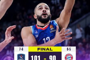 L’Anadolu Efes sfrutta tutte le sue armi nel successo sul Bayern Monaco