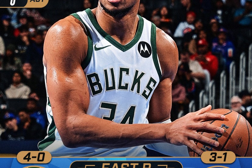 I Milwaukee Bucks avanzano ai quarti di finale dell'NBA Cup grazie alla vittoria per 128-107 sui Detroit Pistons