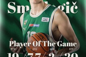 LKL 12ª giornata | Lo Zalgiris vince, Smailagic in forma