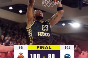 Monaco dominates ALBA: 100-80