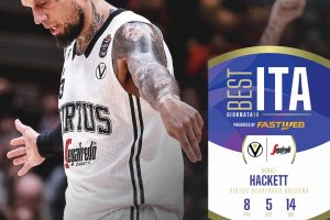 Virtus Bologna, Daniel Hackett è il Best Ita della 10ª giornata di LBA