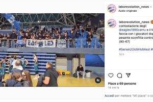 Pallacanestro Cantù, il faccia a faccia con gli Eagles a fine partita