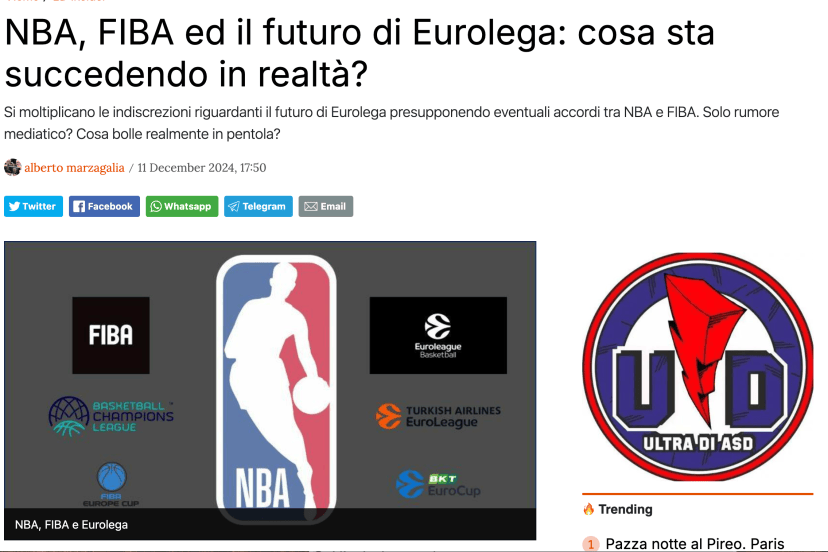 Eurodevotion FIBA NBA