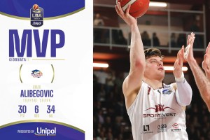 Amar Alibegovic è l’MVP Unipol dell’11ª giornata della Serie A Unipol 2024/25