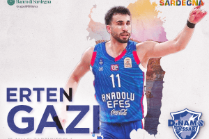 Dinamo Sassari: sotto l’albero di Natale c’è Erten Gazi