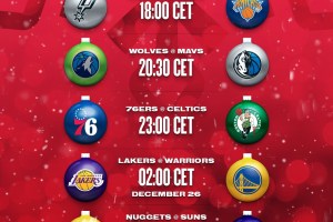 Passa il Natale con gli NBA Christmas Games: il programma