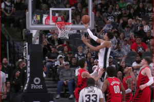 Punti e stoppate per Victor Wembanyama, gli Spurs abbattono i Trail Blazers