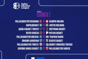 Segui live la seconda giornata di Regular Season della Italian eBasket League