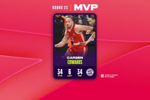 EuroLeague Round 23 MVP: Carsen Edwards, Bayern Munich