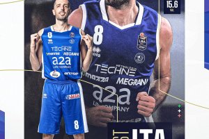 Amedeo Della Valle è il Best ITA Fastweb del mese di dicembre della Serie A Unipol 2024/25