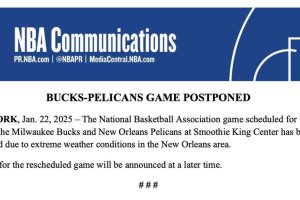 NBA, rinviata la partita tra Pelicans e Bucks